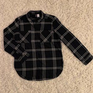 Black and White Button Down